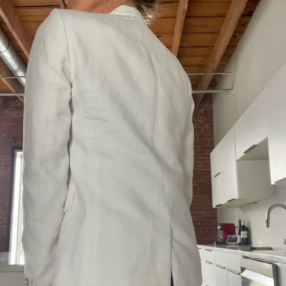 J.Crew TALL Regent Blazer White – Spring Capsule / Workwear / Quiet Luxury Lined - Picture 10 of 15